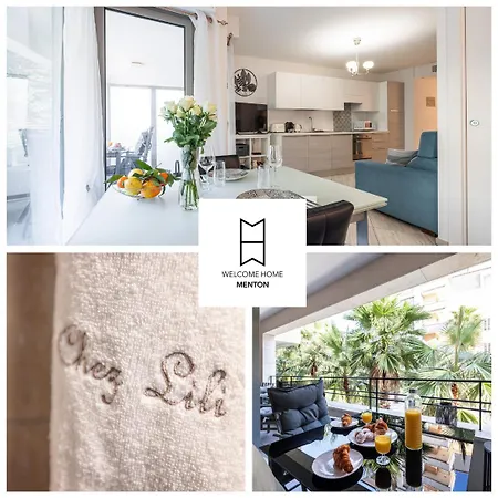 Apartament Chez Lili Centre Terrasse Clim 50m Mentona
